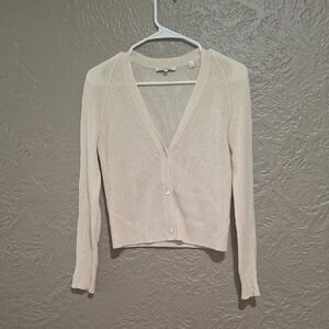 Vince Cashmere  Light Beige Knit Sweater Size XS